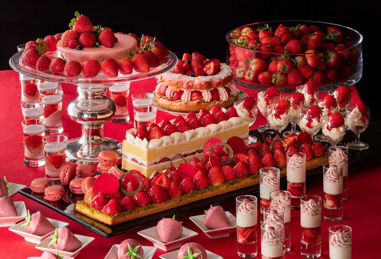 横浜ベイホテル東急「デザートブッフェ「いちごジャーニー」」