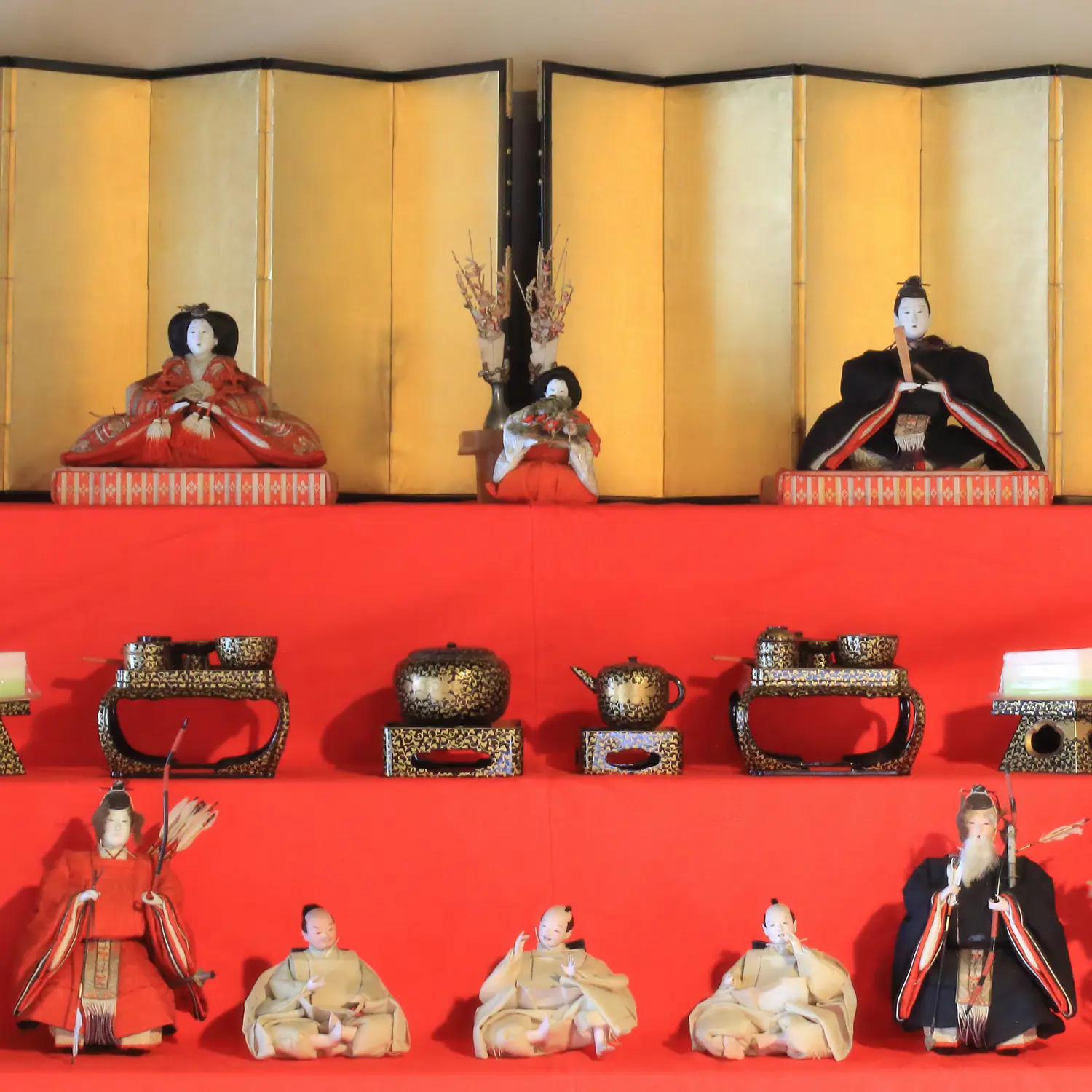 お雛様の展示