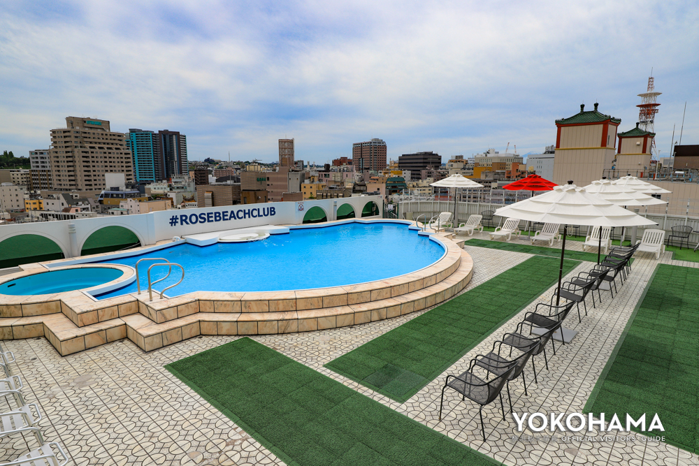 ローズホテル横浜の屋上プール #ROSEBEACHCLUB