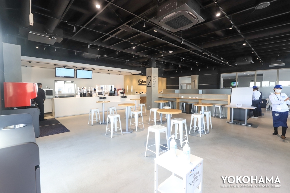 GUNDAM Café YOKOHAMA Satelliteの店内