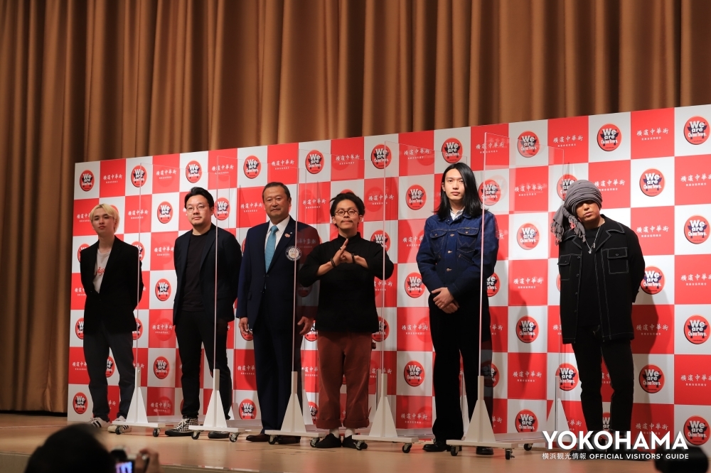 左からSotaさん、加藤監督、高橋理事長、宮尾監督、横田監督、HAN-KUNさん