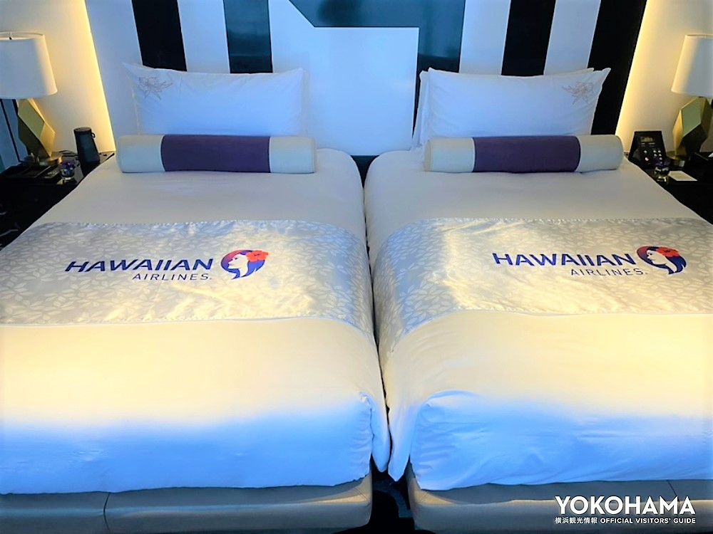 ハワイアン航空コラボのベッドスロー