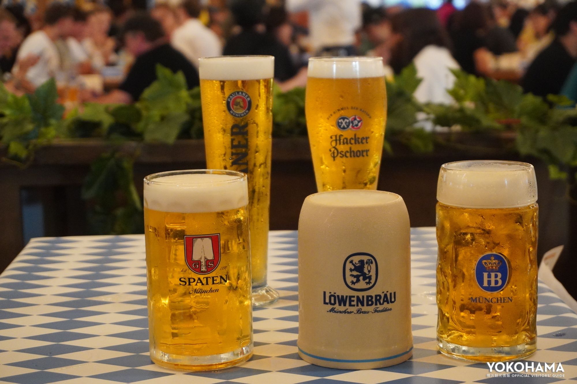 ドイツを中心にここでしか味わえない日本初上陸ビール、会場限定ビール等豊富なラインナップです。