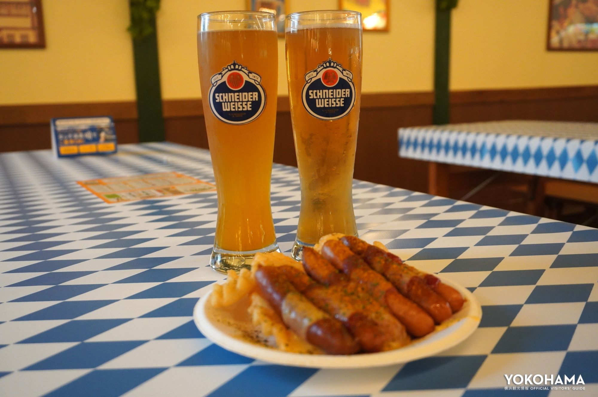 シュナイダーヴァイセ・シュレンケルラのフルーティーなノンアルコールビール（パイン味とマンゴー味）。