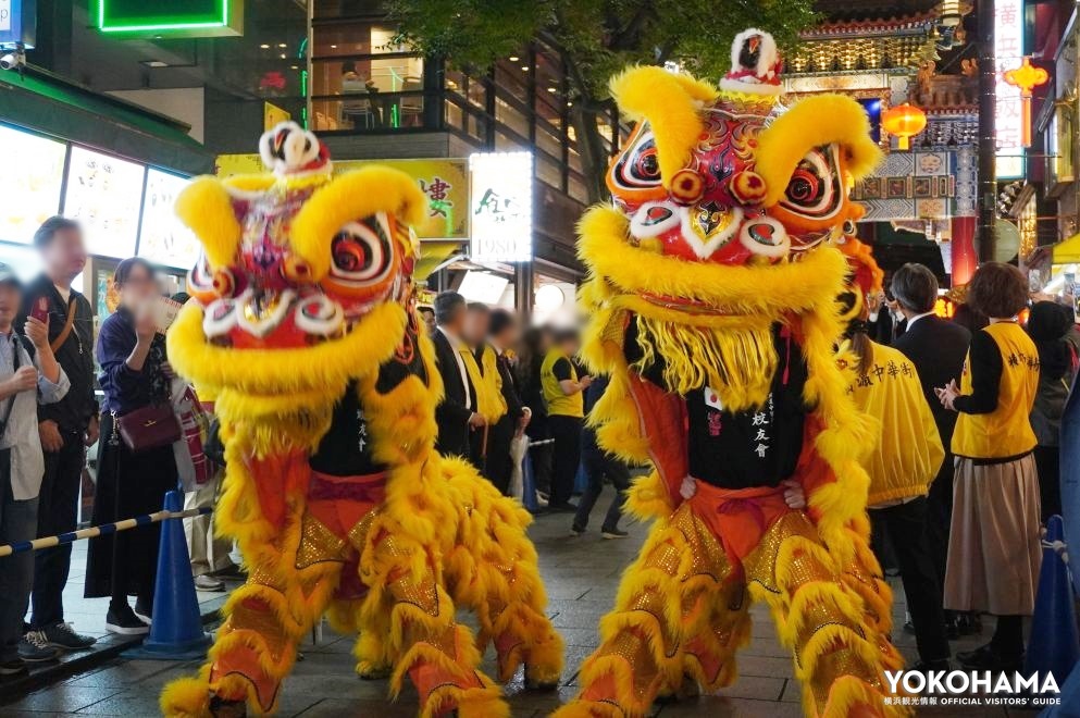 中国獅子舞も披露されました！