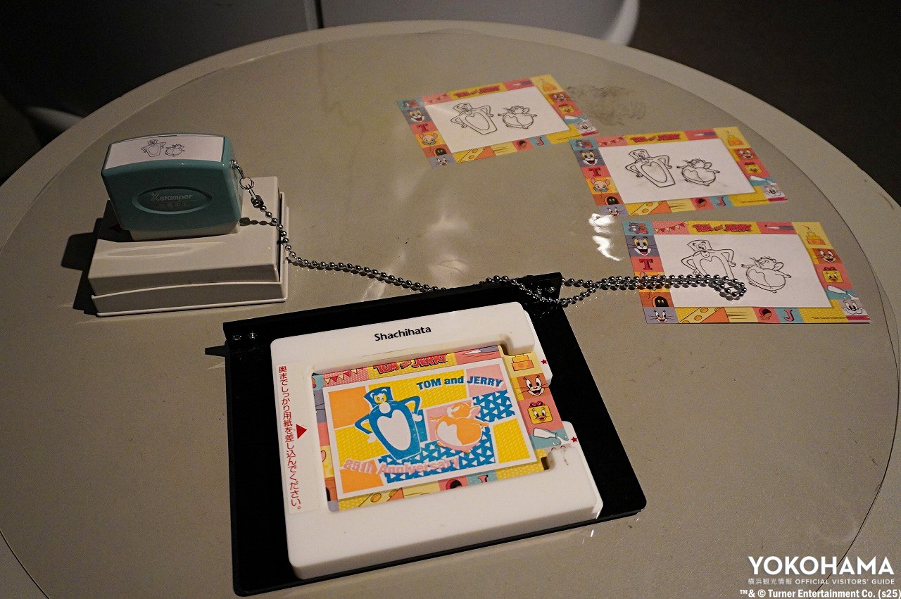 少しずつ押していくのが楽しいスタンプラリー