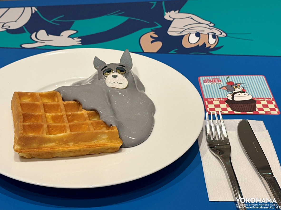 ひと際ユニークな「溶けたジョージ　ワッフル」