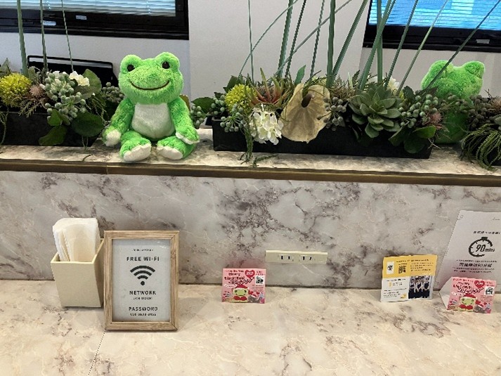 お食事の際にピクルスと目が合います♡