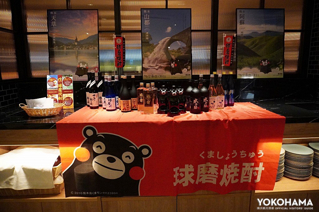 熊本の地酒も楽しめます