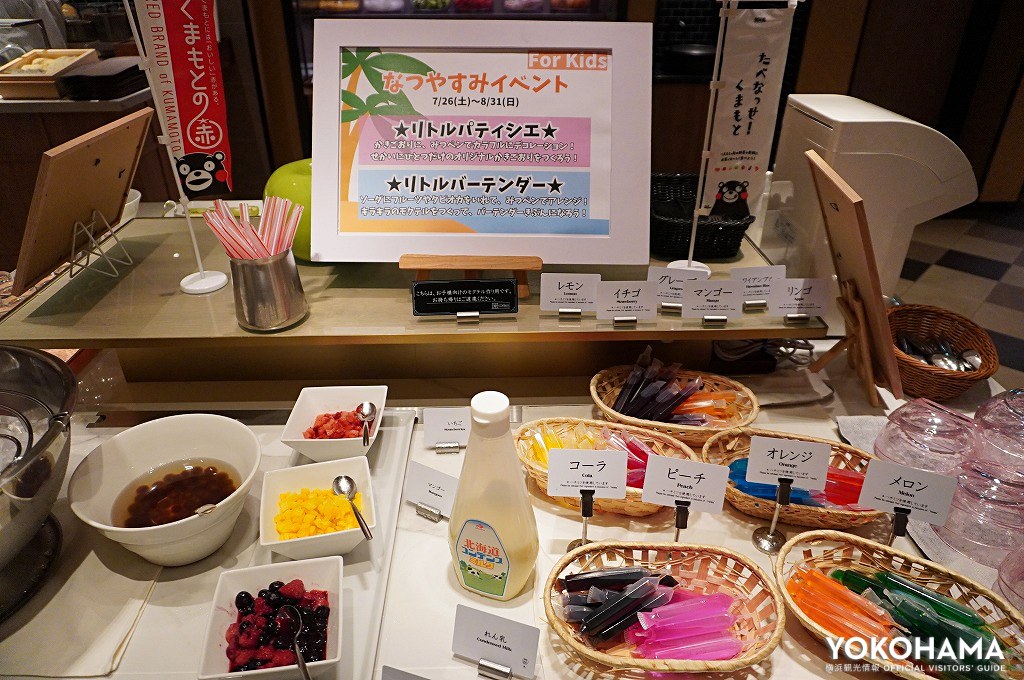 夏休み期間限定のコーナーも