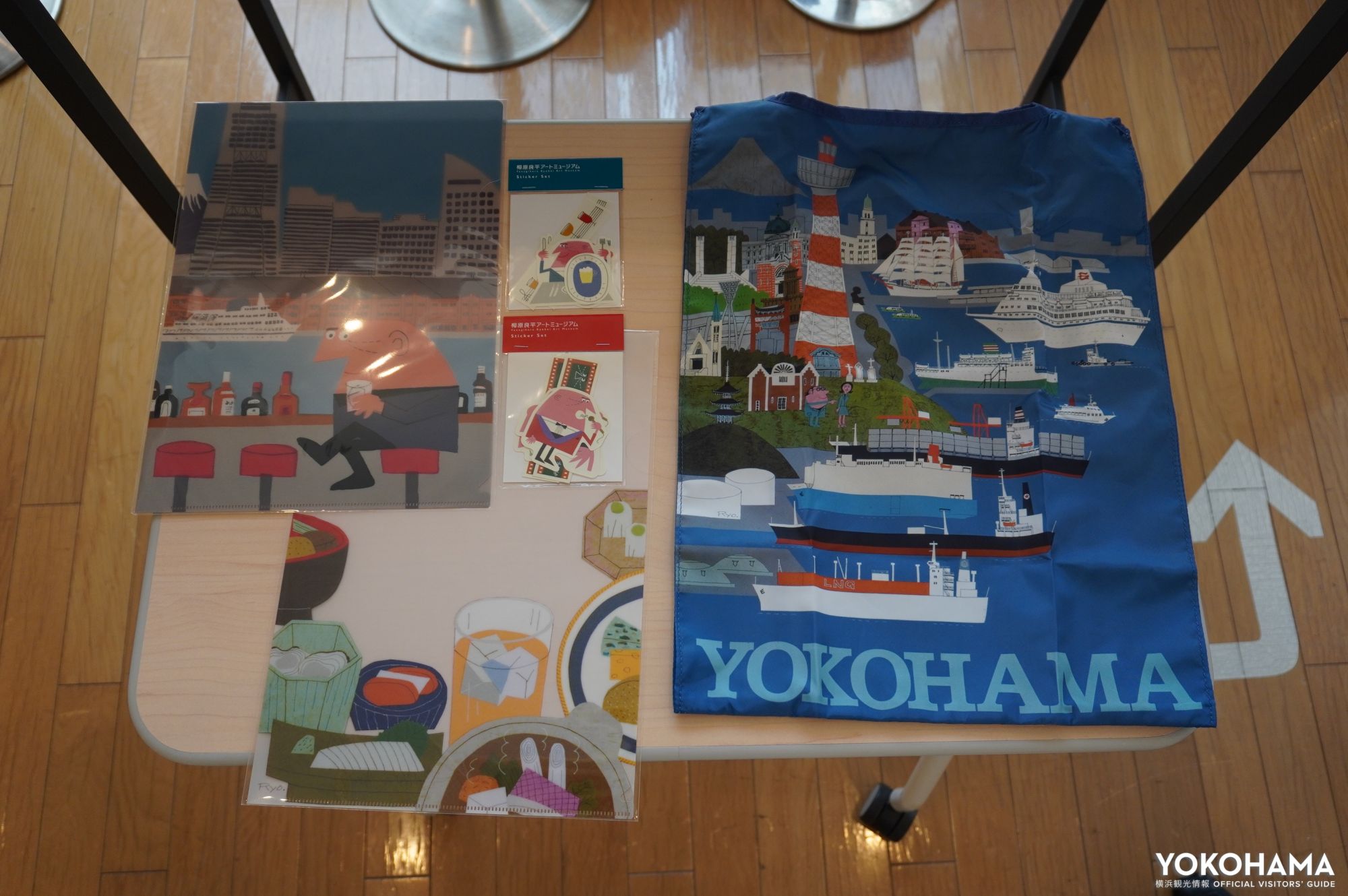 企画展にあわせて新商品も並びます。ミュージアムショップに立ち寄ることもお忘れなく！