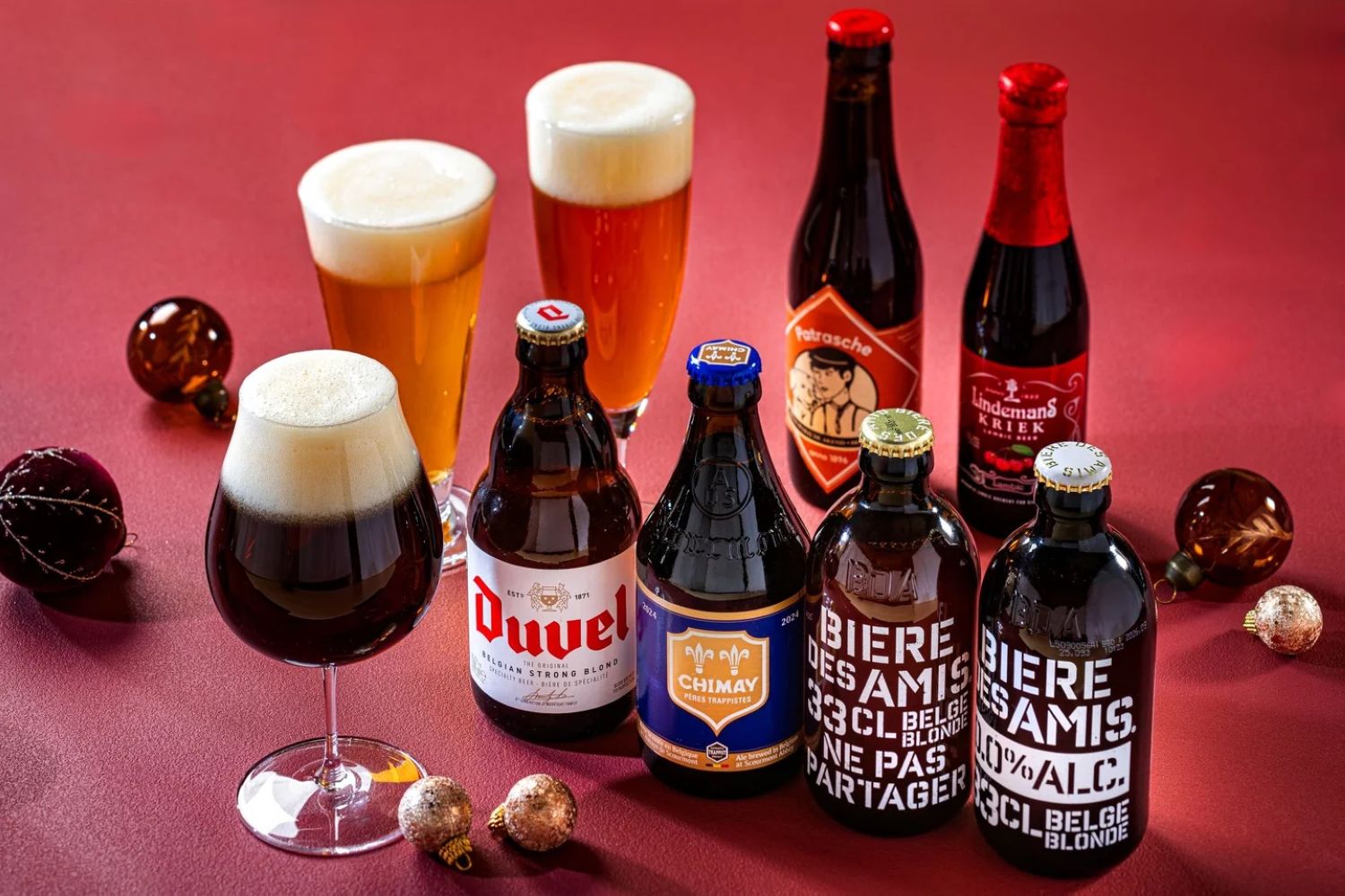 個性豊かなベルギービールとのペアリングも魅力です〈提供画像〉