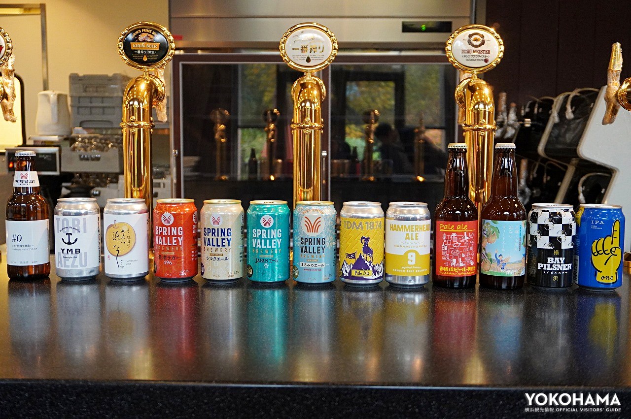 YCA参加ブルワリーの商品（一部）