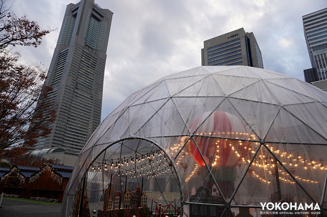 会場中央に巨大ドームが登場！