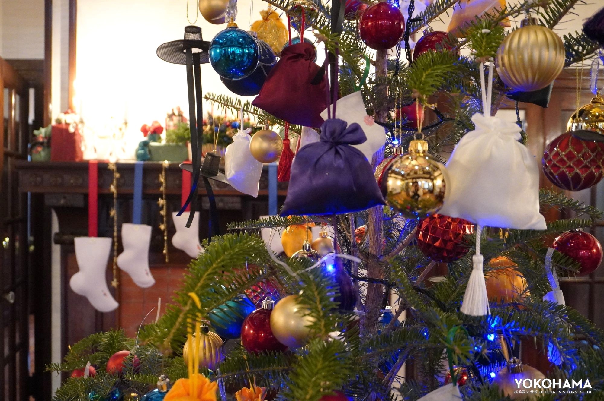 オーナメントも五方色