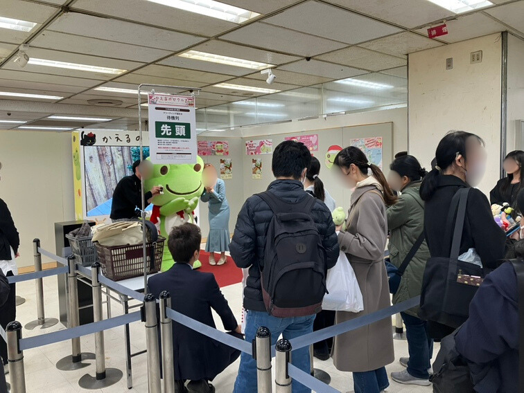 一日３回で30組ずつ、各回とも大盛況！