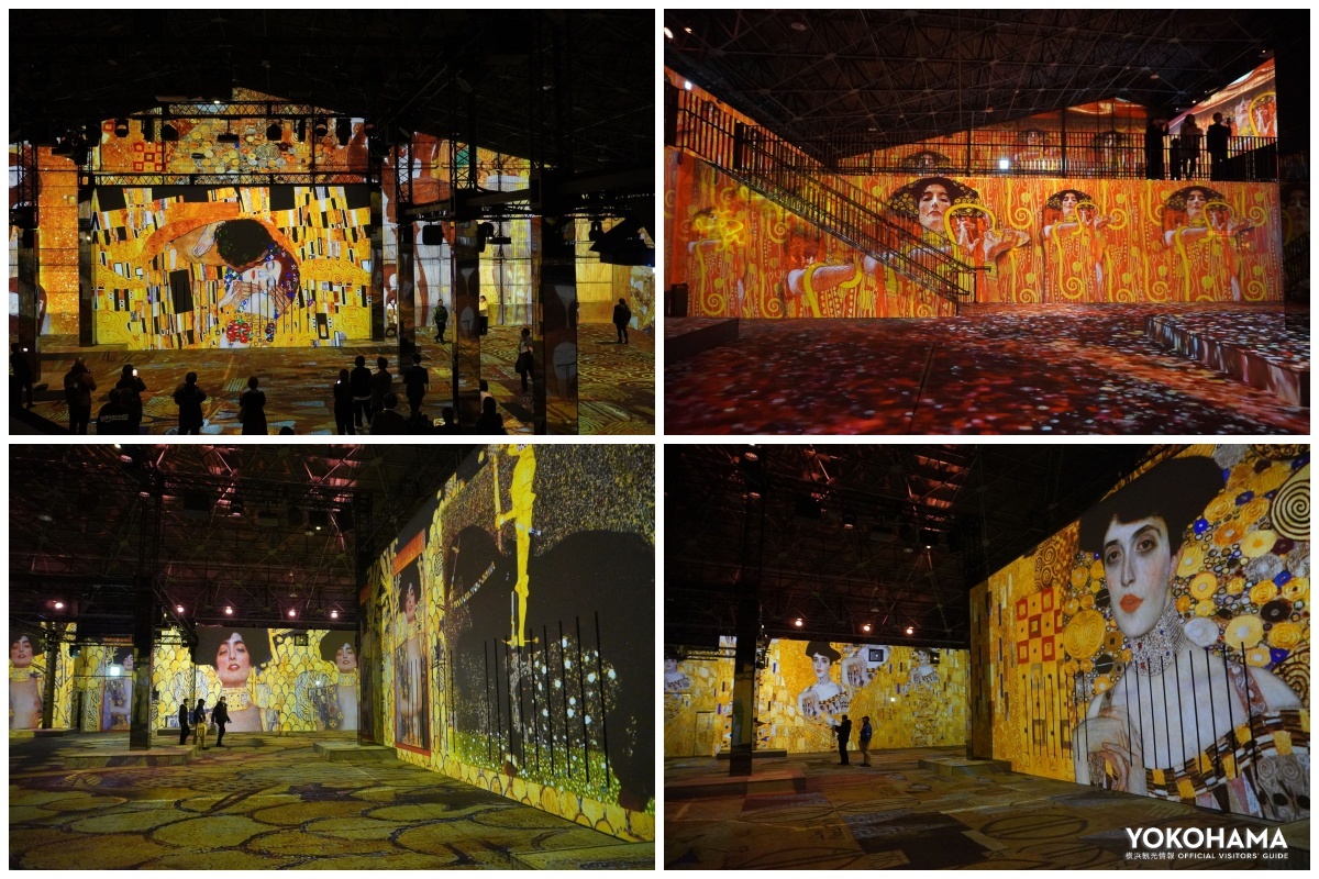 クリムトのパートだけで約40分！その迫力と美しさに思わず時間のたつのを忘れてしまいます