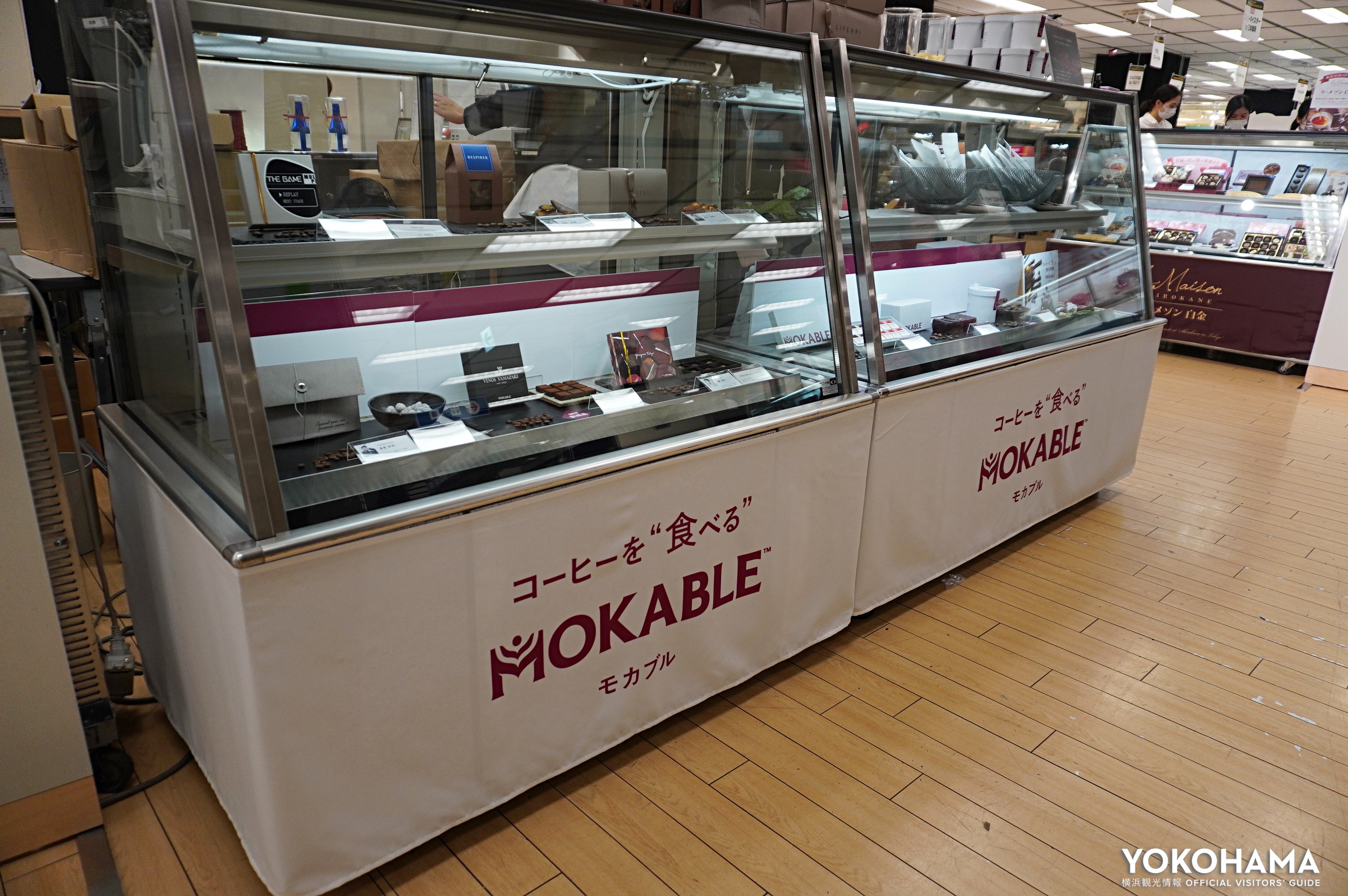 「モカブル」ブースの様子