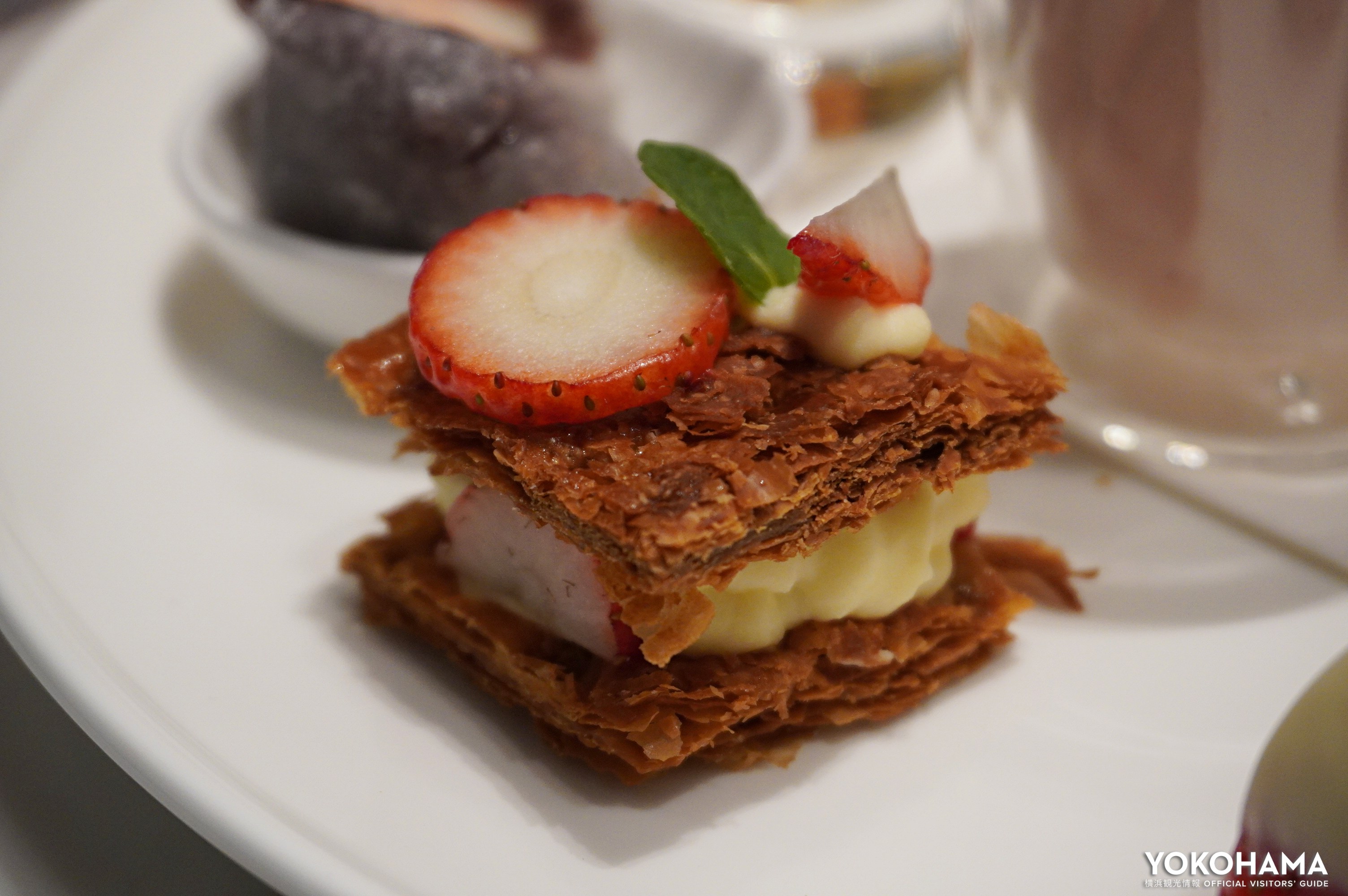 いちごとマスカルポーネのミルフィーユ