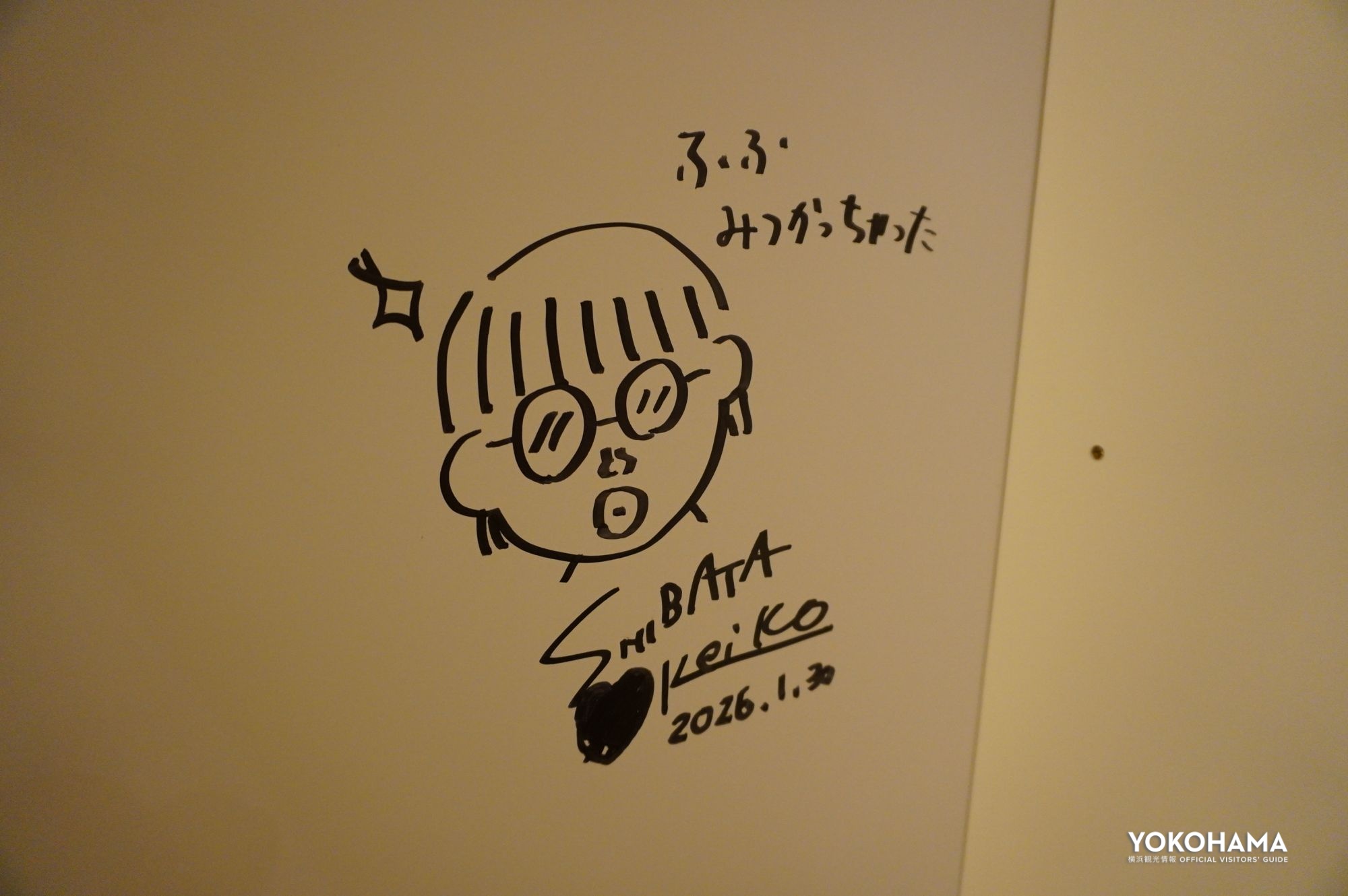 直筆サインを探してみてください