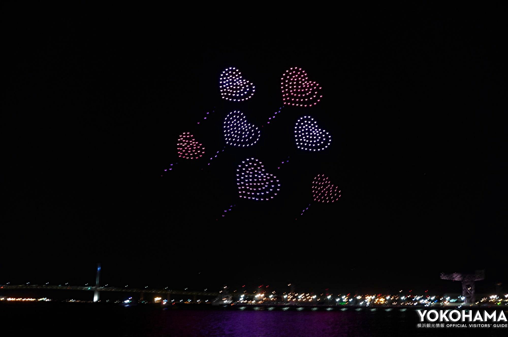 可愛らしいハートのドローン