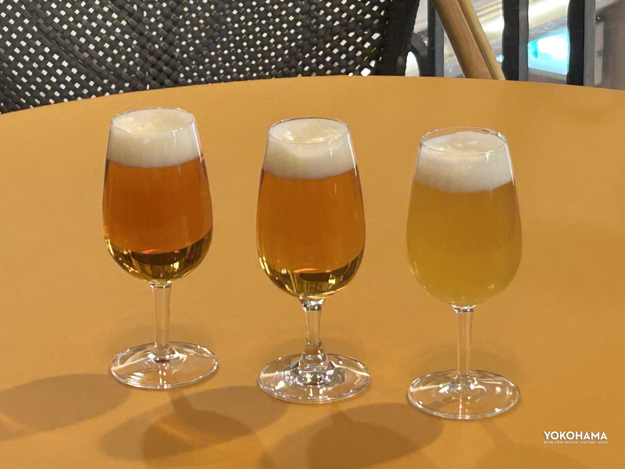 左から「豊潤ラガー＜496＞」、「JAPANエール＜香＞」、「Daydream」