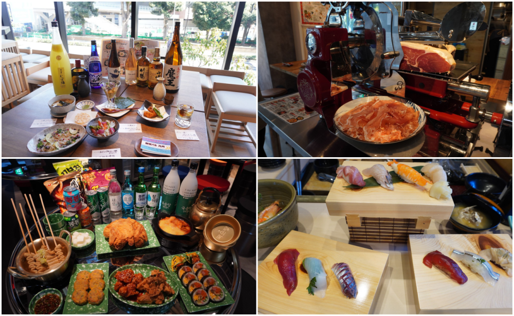 和食、洋食、エスニックなど、豊富なバラエティ