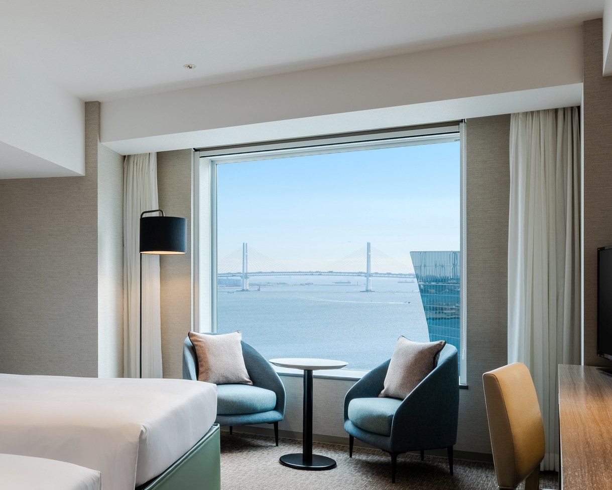 ベイブリッジが望めるお部屋も！（ホテル提供写真）