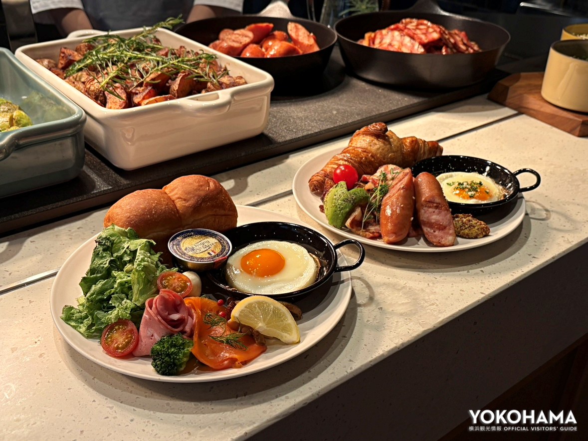 お好みのメニューを自由に盛り付け