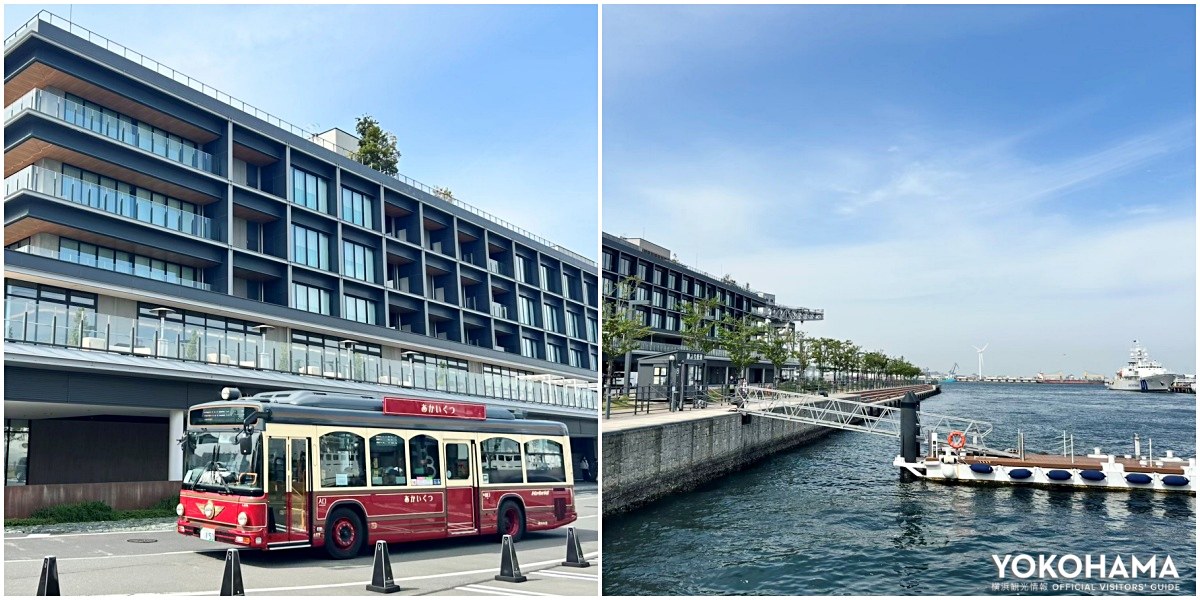 「あかいくつ」や「シーバス」で巡るのもおすすめ