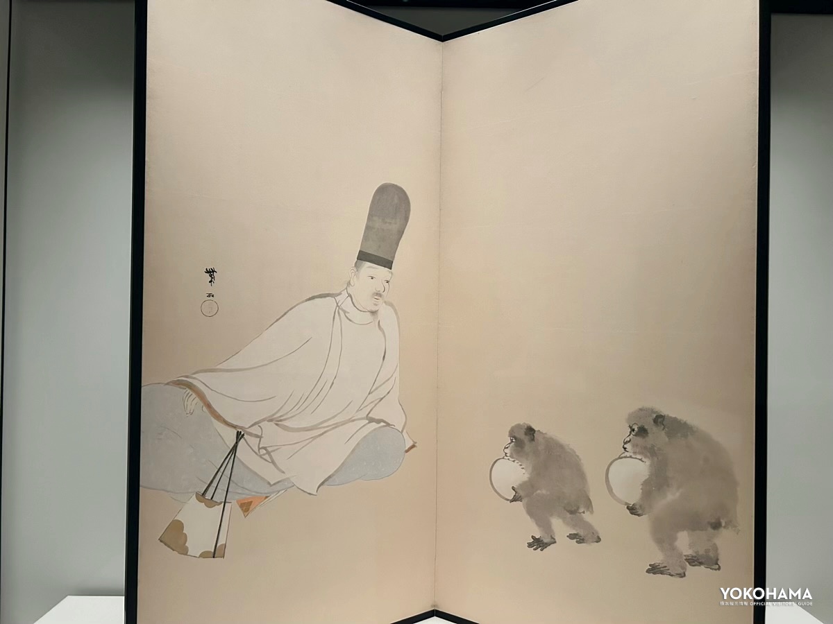 今村紫紅《鞠聖図》横浜美術館