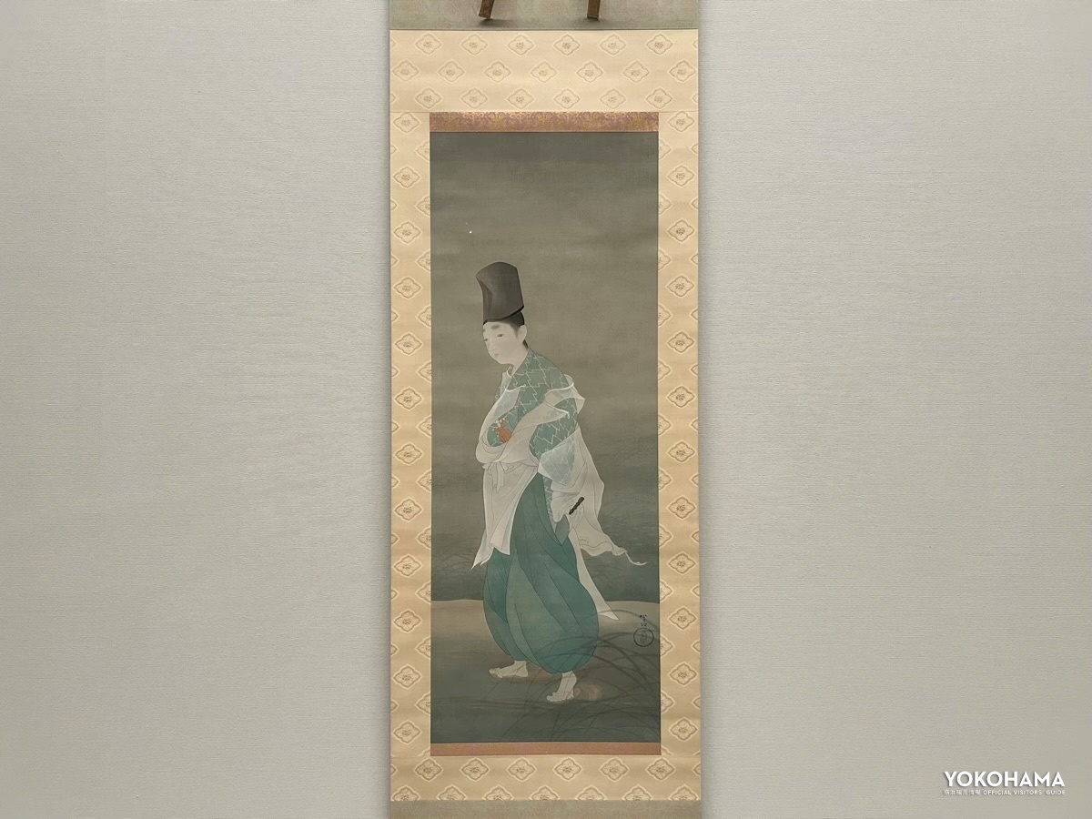 今村紫紅《笛》東京国立近代美術館