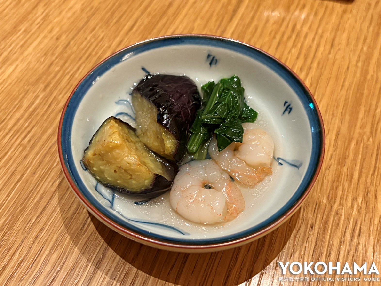 佐土原ナスと海老の焼き浸し