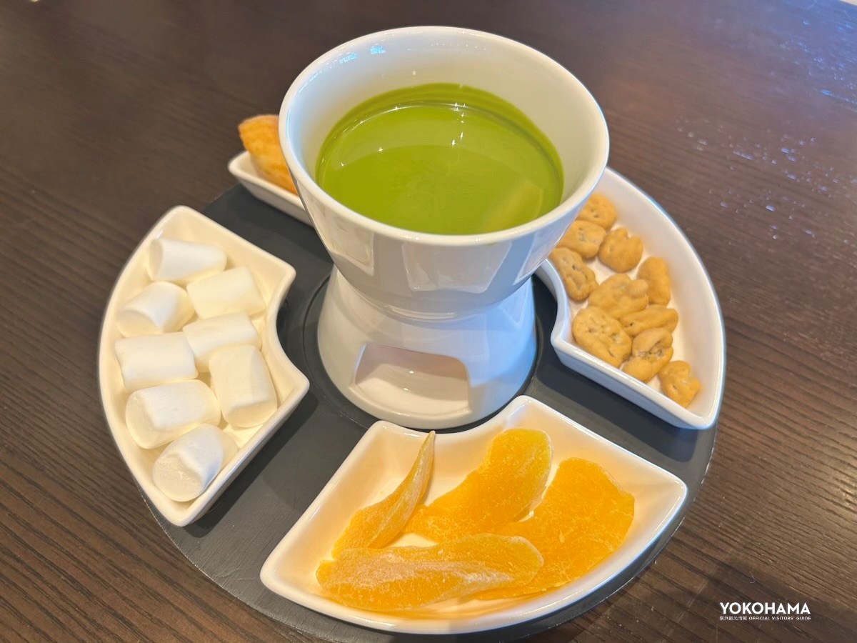 「抹茶チョコレートフォンデュ」（※別途料金）