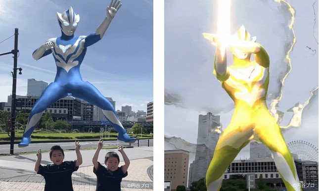 新TVシリーズ『ウルトラマンテオ』もフォトスポットに登場〔提供画像〕