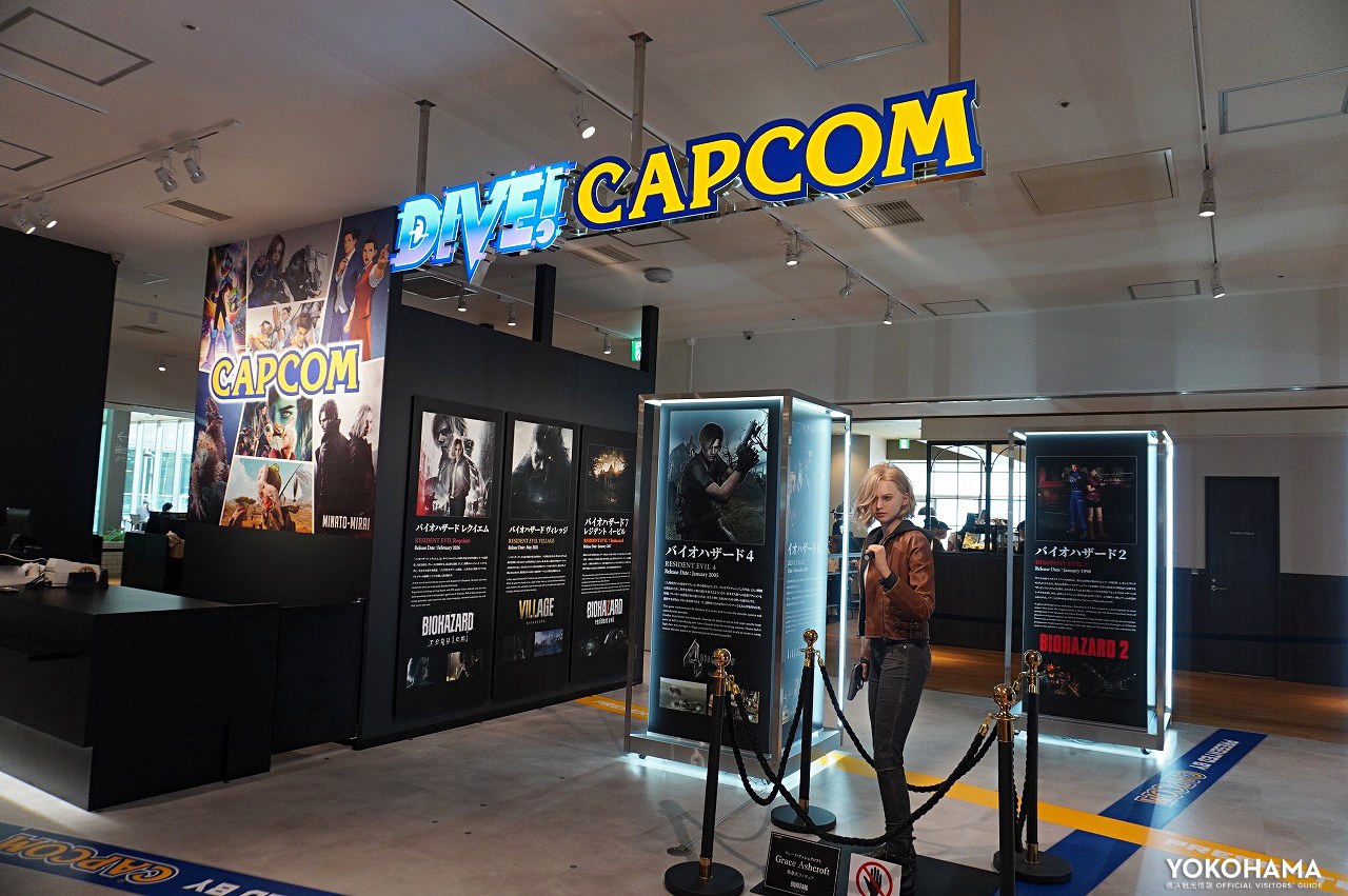 「DIVE!CAPCOM」シリーズの展示