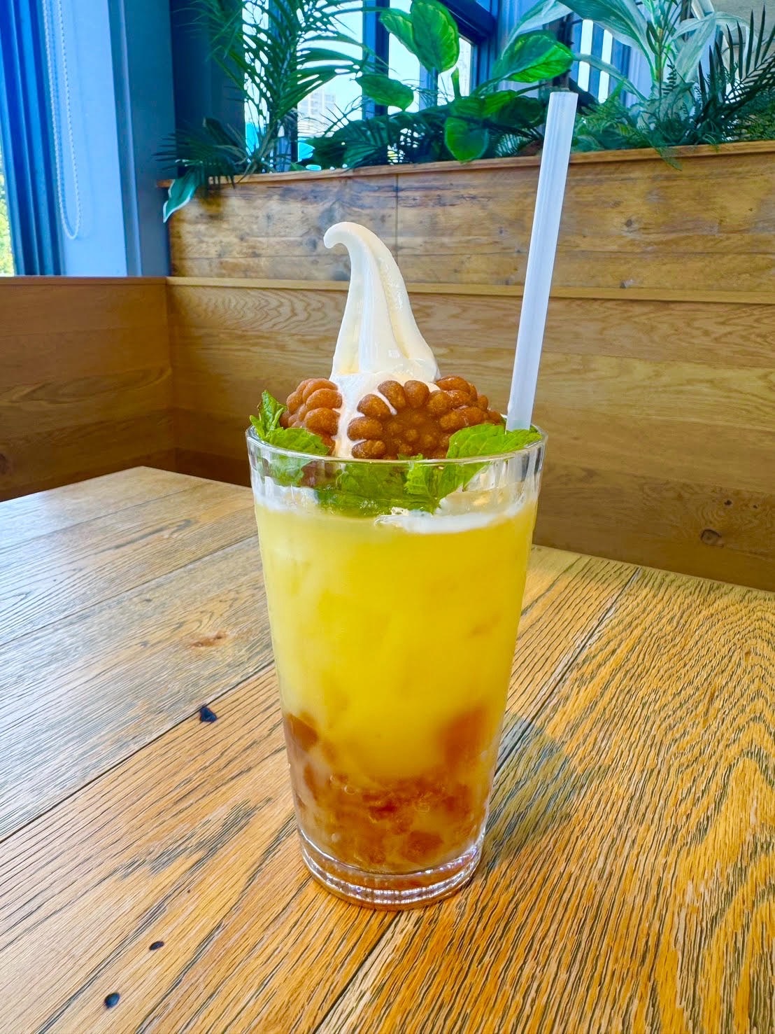 コラボドリンク　サンフラワーフロート