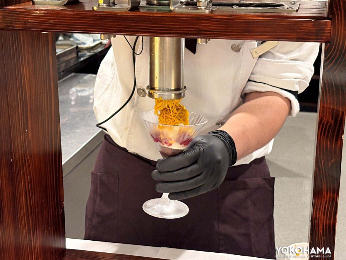目の前で仕上げてくれるので期待が膨らみます