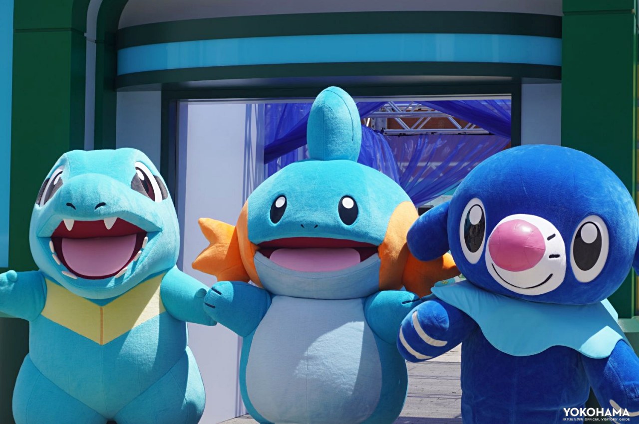 ゲート開通式にはポケモンも登場! ※イベント期間中の登場はありません