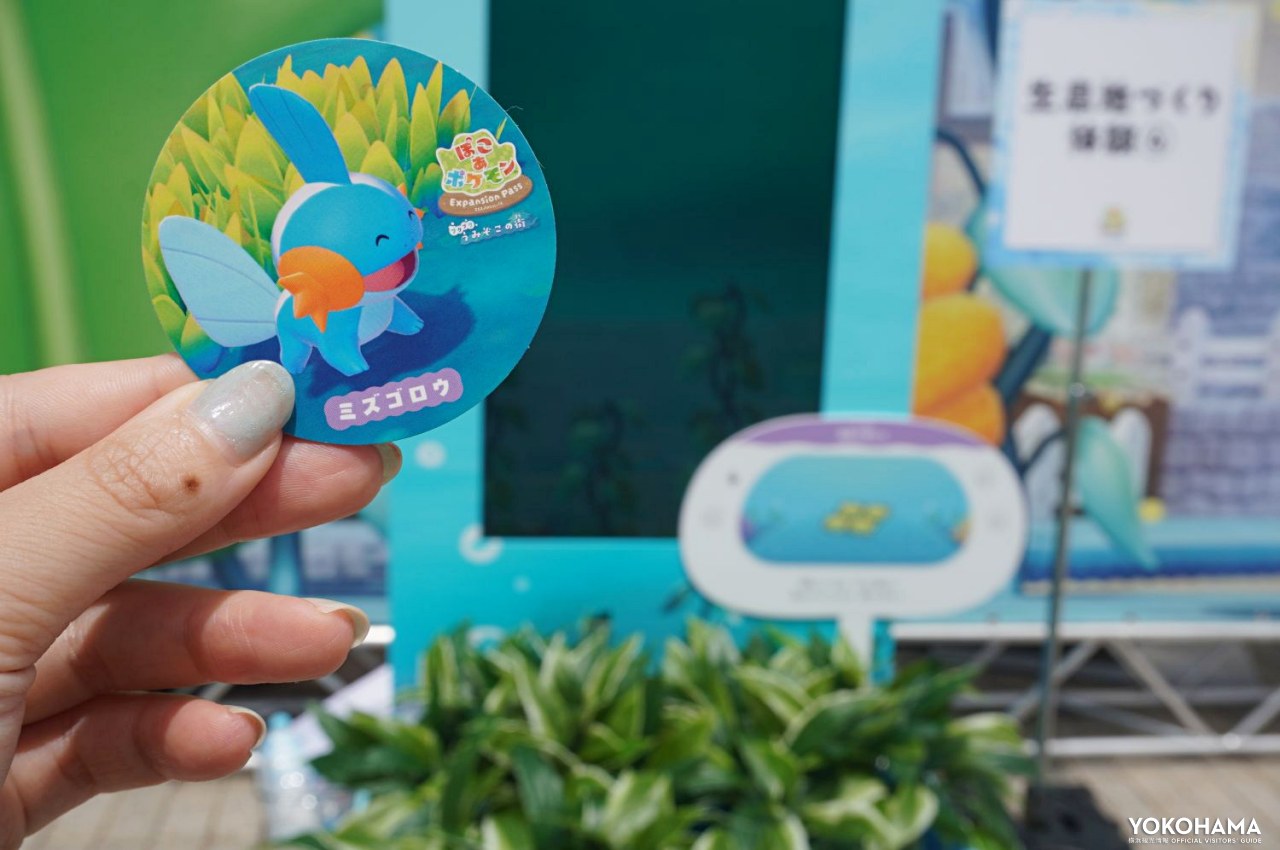 出現したポケモンのステッカーをゲットできます!