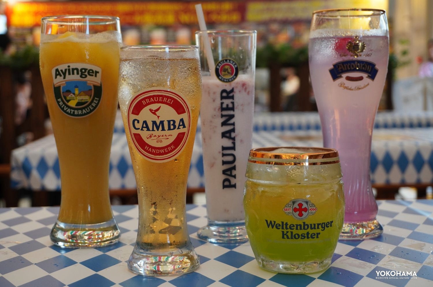 お酒を飲まない方も、豊富なノンアルコールビールやモクテルが楽しめます