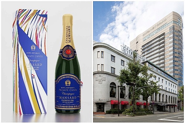 シャンパン プルミエクリュの「ホテルニューグランド オリジナルラベル シャンパン」を6/1(月)から販売開始