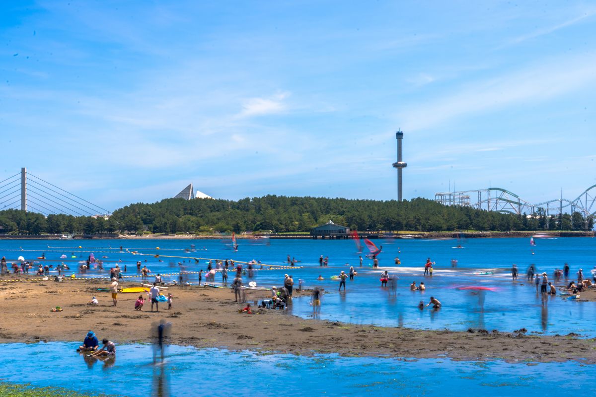 横浜市内唯一の海水浴場「海の公園海水浴場」7/13(土)から8/31(土)までオープン！