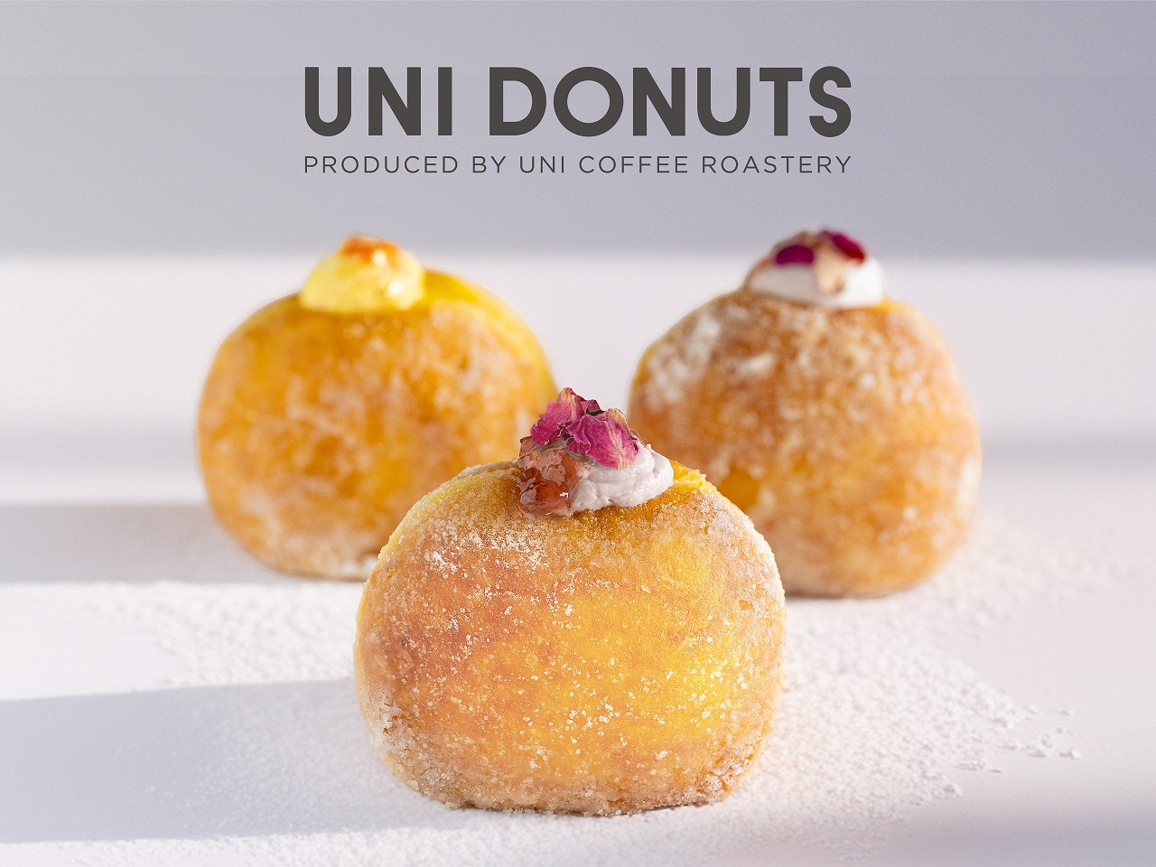 横浜発の人気カフェ「UNI COFFEE ROASTERY」と「花の港」のコラボレーションドーナツが11/1(土)から登場！