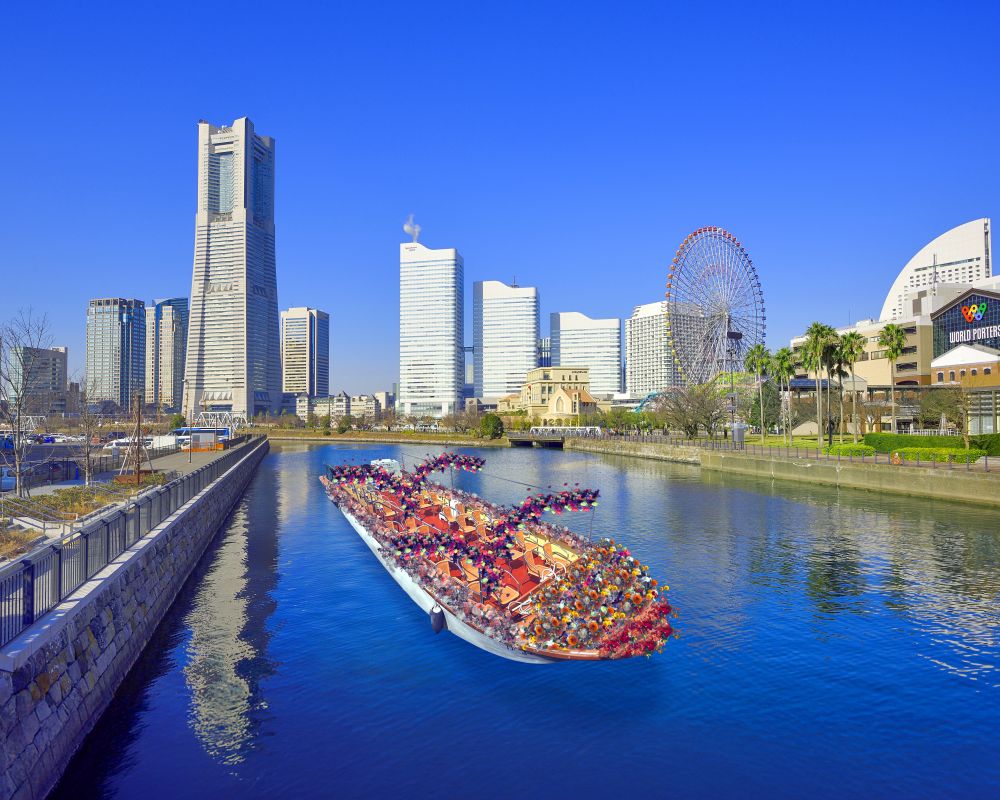 「花の港」特別企画　船とロープウェイを彩る花のインスタレーション11/1(土)から開催！