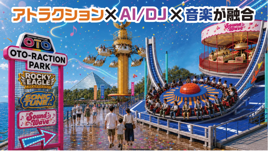 横浜・八景島シーパラダイス アトラクション&times;AI&times;音楽が融合した新エリア「OTO-RACTION PARK」8/1(土)オープン！