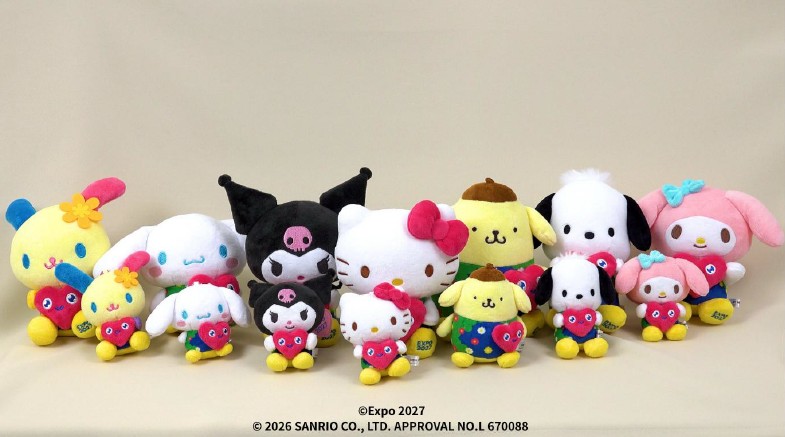 GREEN&times;EXPO 2027 公式ライセンス商品　サンリオキャラクターズコラボレーションの新作7/10(金)発売！