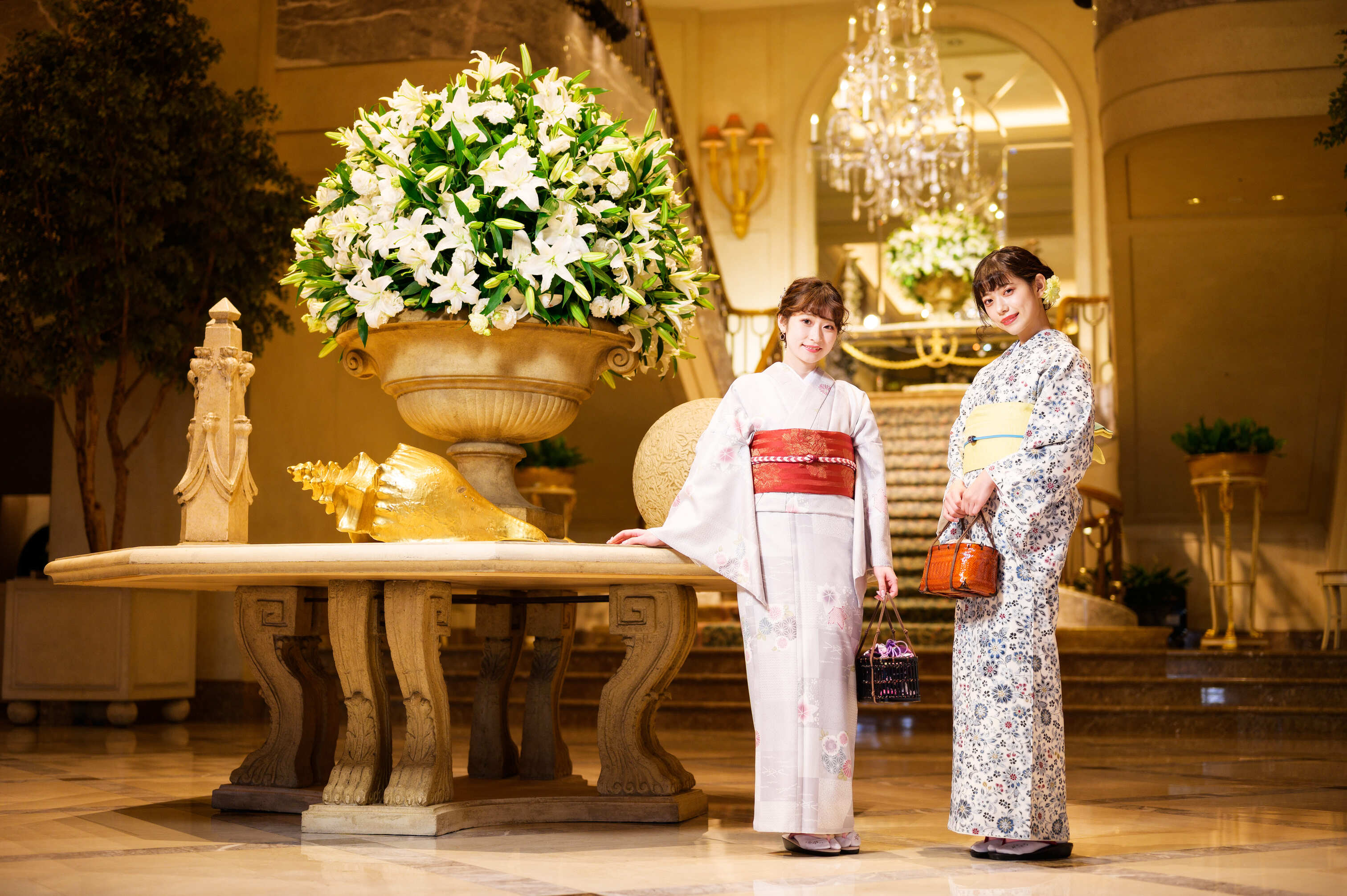 レンタル着物で楽しむホテルアフタヌーンティーと横浜観光 「横浜の5つのホテルから選べる！着物でアフタヌーンティー」