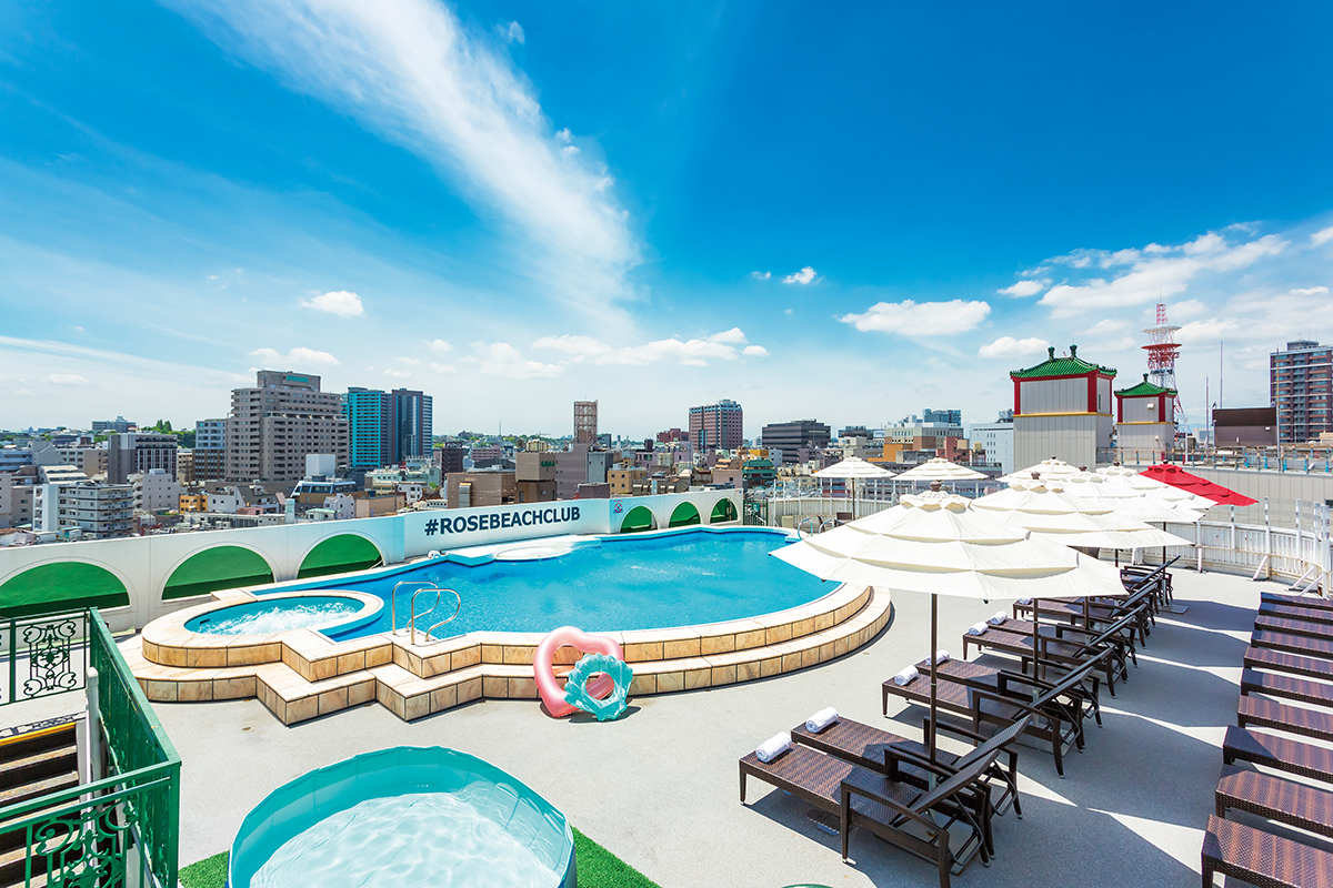 ローズホテル横浜 屋上プール『#ROSEBEACHCLUB』期間限定オープン