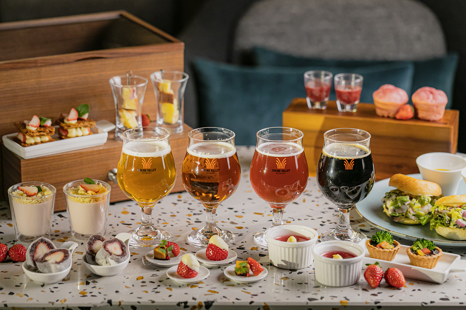平日限定&rdquo;クラフトビールと楽しむ AFTERNOON TEA with SPRING VALLEY BREWERY